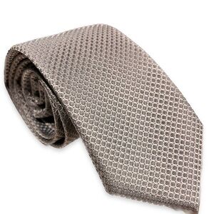 Calvin Klein Silver Textured Men's Tie
